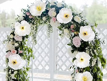造花　ポピー　白　130本 造花ポピー白130本